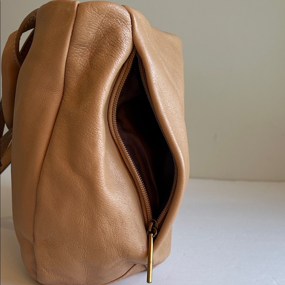 The Sak Collective Leather Camel Tan Hobo Crossbody Bag - Picture 8 of 13